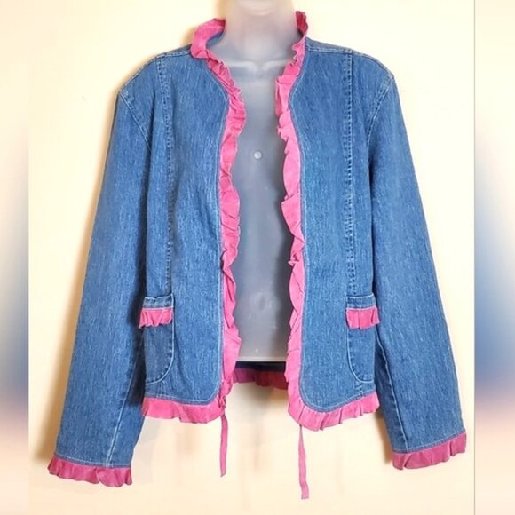 J Marcy Jackets & Blazers - Unique Denim Jacket by J Marco L